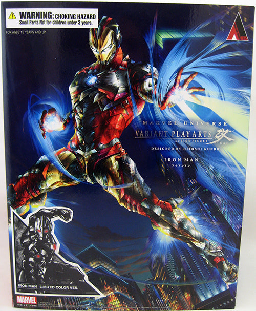 Marvel Universe Variant 10 Inch Action Figure Play Arts Kai - Iron Man (Shelf Wear Packaging)