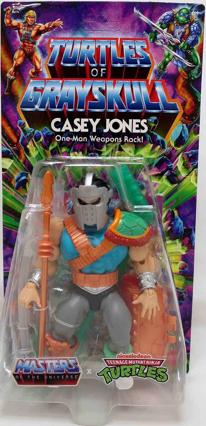 Masters Of The Universe Teenage Mutant Ninja Turtles Origins 6 Inch Action Figure Turtles Of Grayskull Wave 3 - Casey Jones