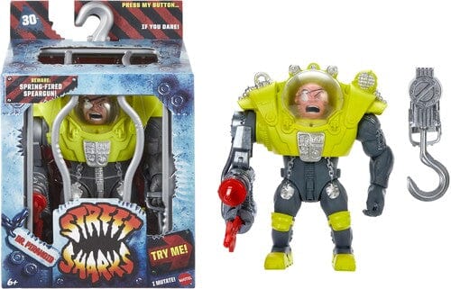 MATTEL: STREET SHARKS - DR PIRANOID ACTION FIGURE