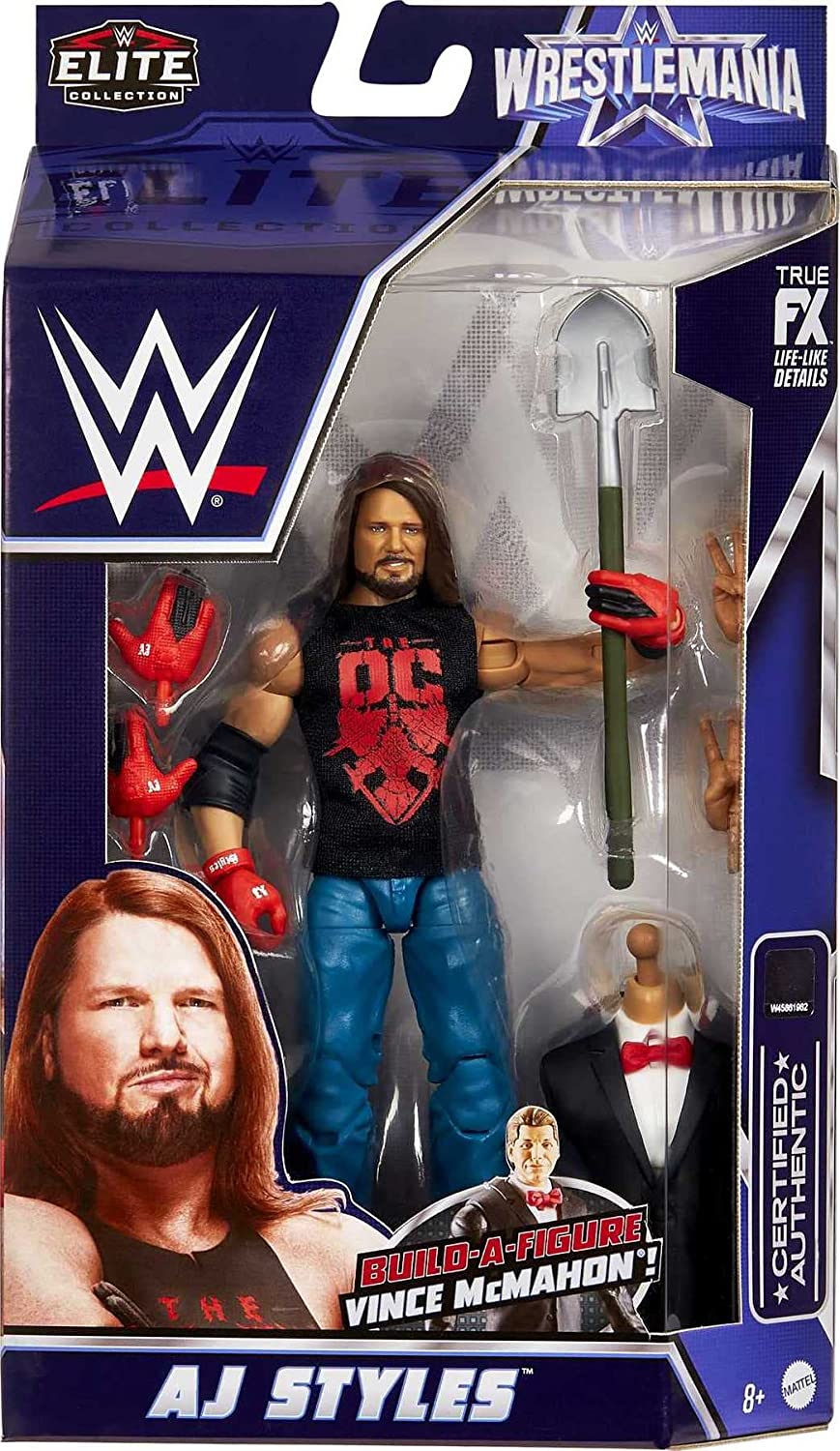 Mattel: WWE Wrestlemania - AJ Styles 6"