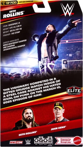 Mattel: WWE Elite Collection - Seth Rollins (Top Picks)