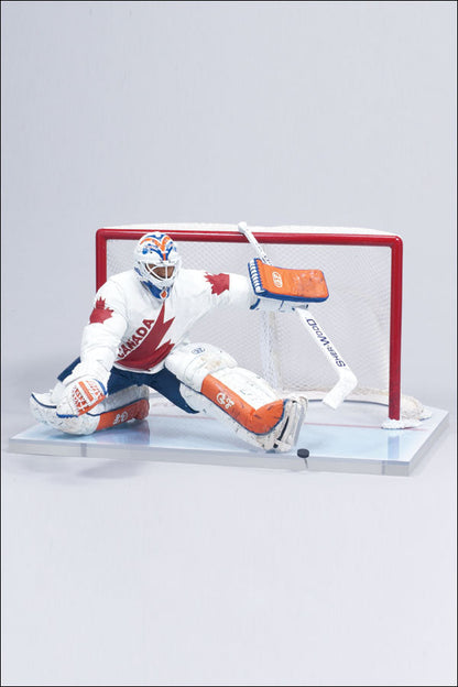 McFarlane NHL Action Figures Team Canada Special: Grant Fuhr (Slight Yellow Sun Damaged Packagin)