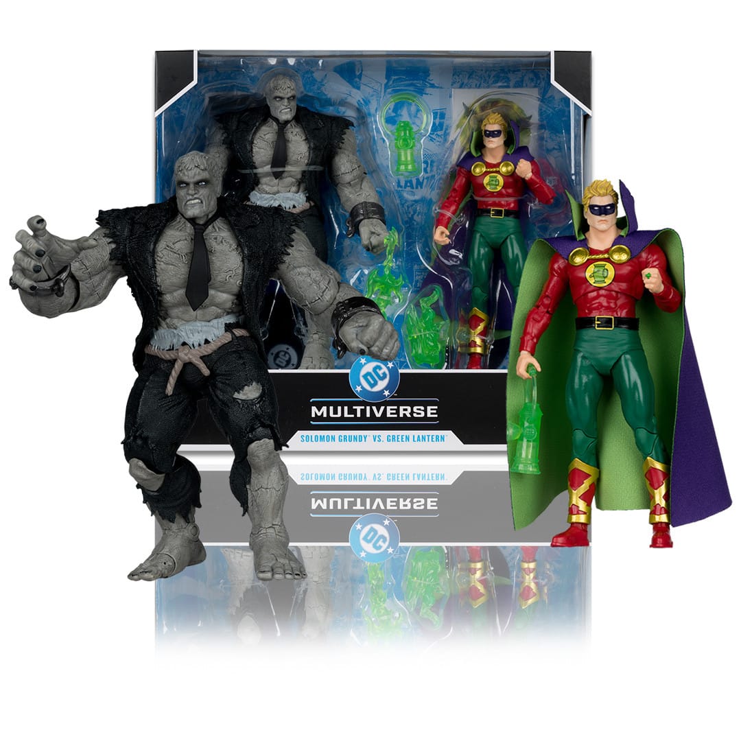 DC Multiverse - Solomon Grundy vs Green Lantern (JSA) 7" Action Figure and Mega Figure 2 Pack