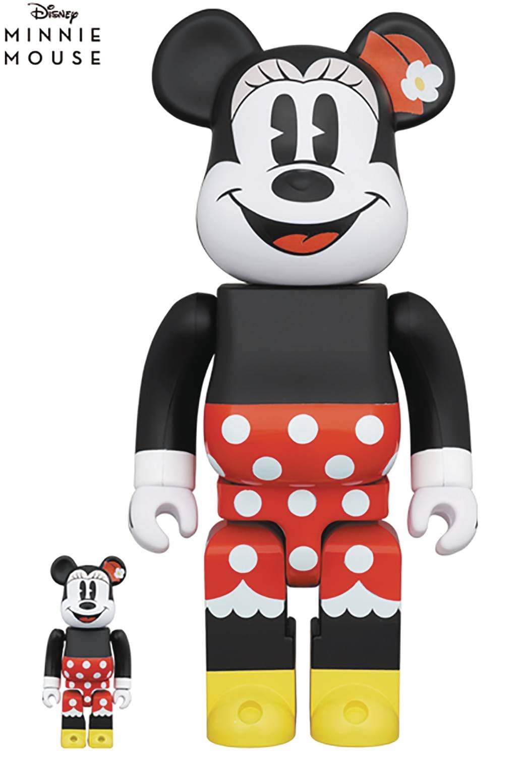 Medicom Toy: Bearbrick - Minnie Mouse 100% & 400%