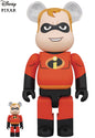 Medicom Toy: Bearbrick - Mr. Incredible 100% & 400% 2-Pack (Incredibles)