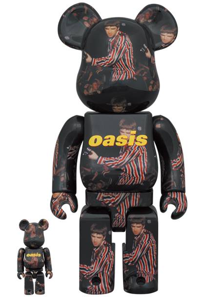 Medicom Toy: Bearbrick - Noel Gallagher 100% & 400% 2-Pack (Knebworth 1996)