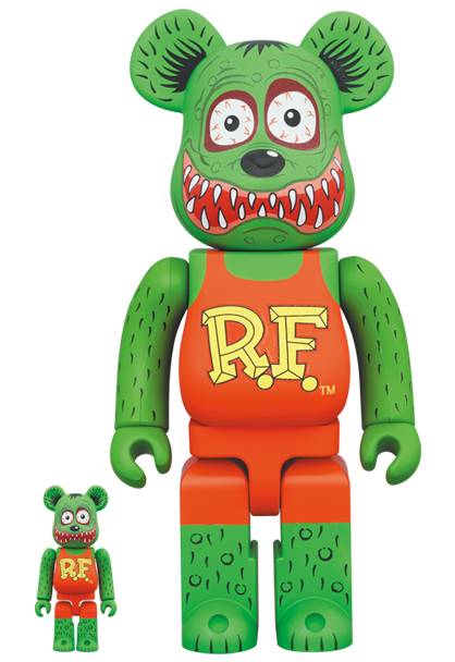 Medicom Toy: Bearbrick - Rat Fink 100% & 400% 2-Pack