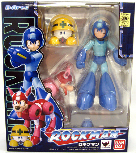 Mega Man 25th Anniversary 6 Inch Action Figure D-Arts Series - Megaman with Rush & Met D-Arts