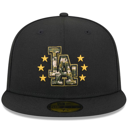 New Era Los Angeles Dodgers Armed Forces Day On-Field 59FIFTY Fitted Hat 2024