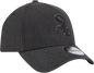 New Era Chicago White Sox Logo Essentials A Frame 9FORTY Adjustable Hat-Charcoal Black