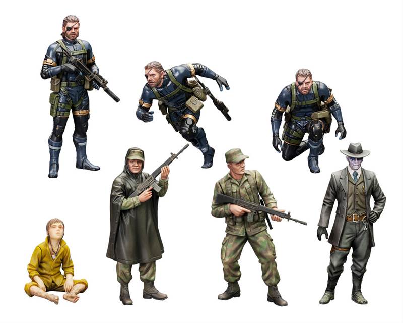 Metal Gear Solid V Ground Zero 1/35 Scale Plastic Model Kit - Ground Zero Play Set (Sub-Standard Packaging)