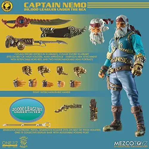 One:12 Rumble Society: 20,000 Leagues Under the Sea - Captain Nemo & Nautilus