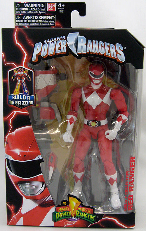 Power Rangers Legacy 6 Inch Action Figure Dino Megazord Series - Red Ranger Classic (Shelf Wear Packaging)