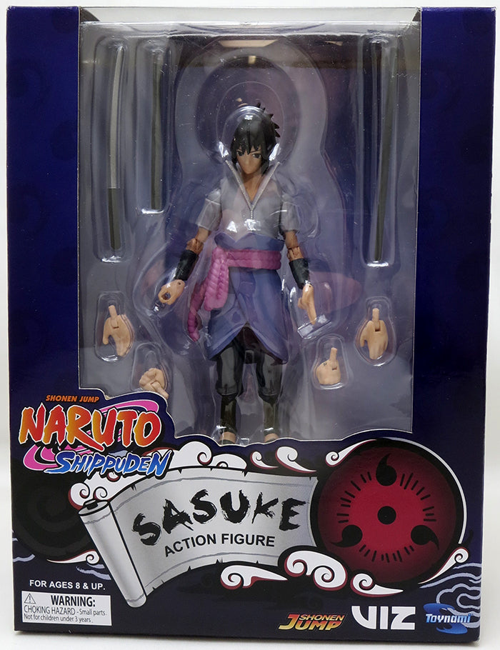 Naruto Shippuden 5 Inch Action Figure Encore Series 1 - Sasuke (Sub-Standard Packaging)