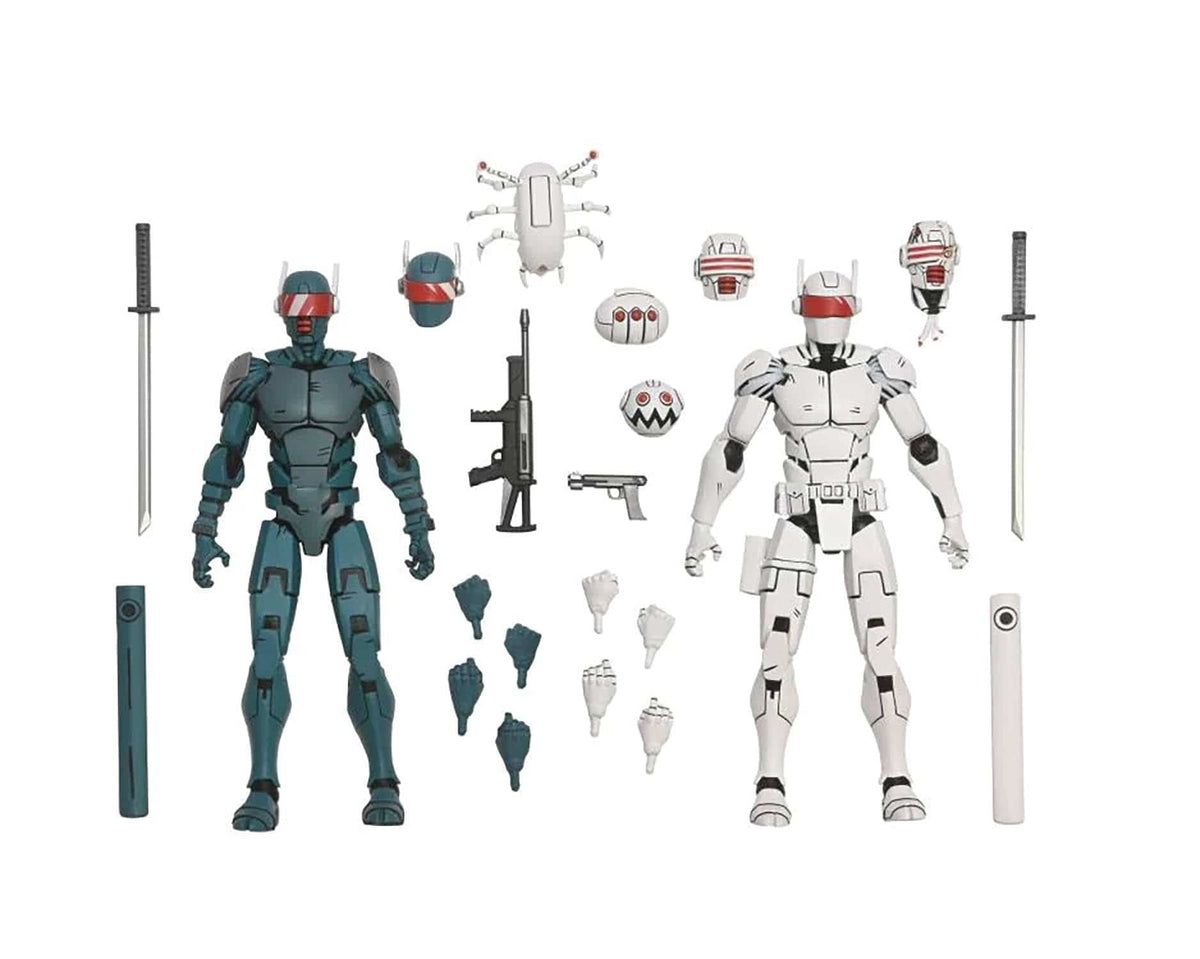 NECA: TMNT - THE LAST RONIN - SYNJA ROBOTS ACTION FIGURE 2 PACK