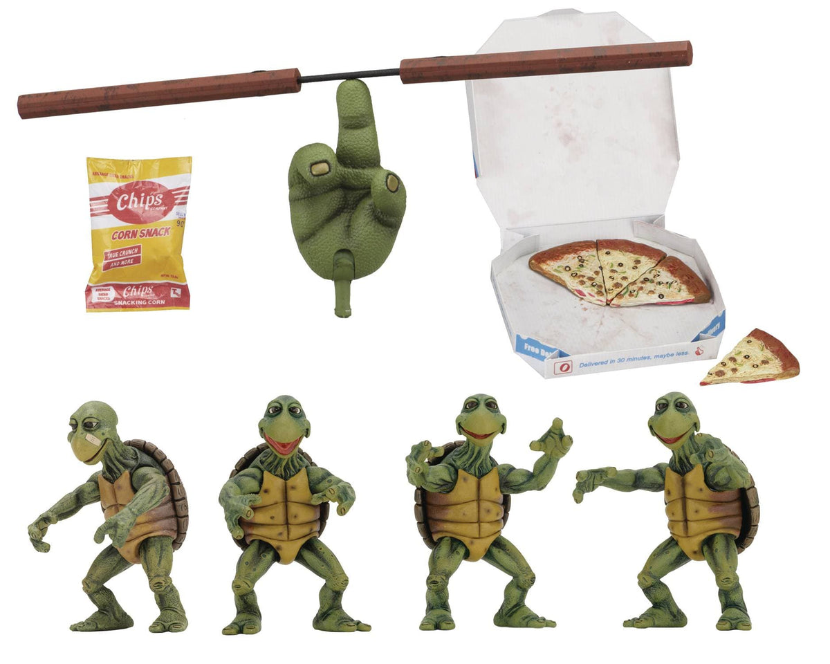 NECA: Teenage Mutant Ninja Turtles 1990 - Baby Turtles 1:4 Scale Set