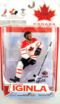 NHL Hockey Exclusive 6 Inch Action Figure Team Canada Special 2010 - Jarome Iginla White Jersey Bronze Level Variant Limit 1250 Pieces