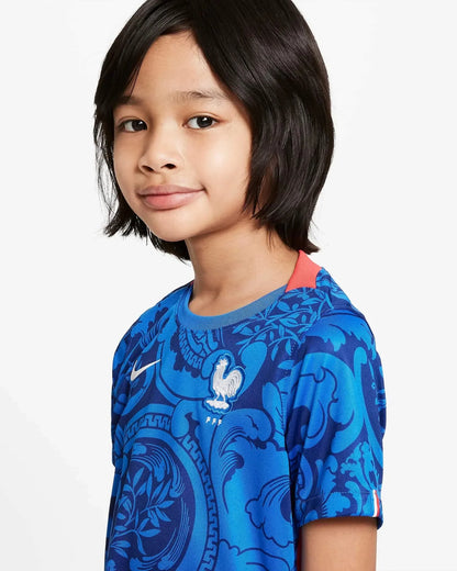 Nike 2022 France Kids' Mini Kit - Blue-White