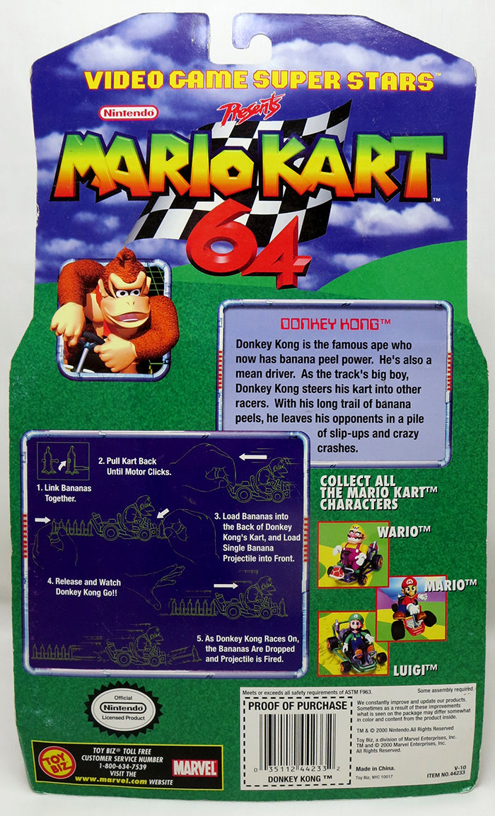 Nintendo Presents 5 Inch Action Figure Mario Kart 64 - Donkey Kong