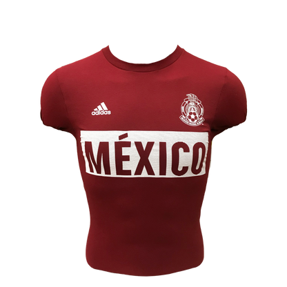 ADIDAS MEXICO BAR T-SHIRT (BURGANDY)