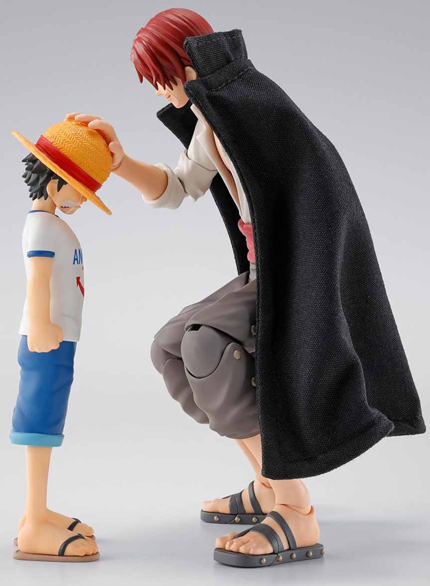 One Piece 6 Inch Action Figure S.H. Figuarts - Shanks & Monkey D. Luffy Childhood