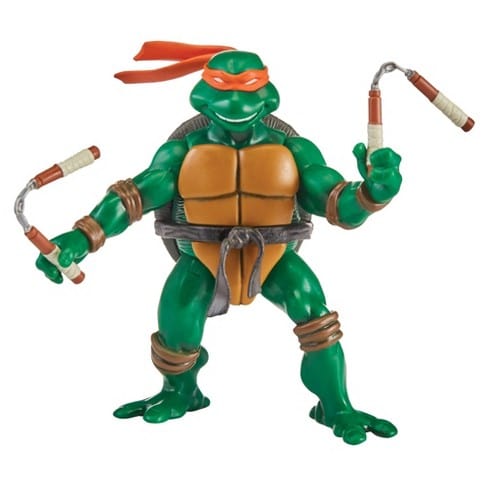 PLAYMATES TOYS: TEENAGE MUTANT NINJA TURTLES - CLASSIC FIGURES SERIES 1 - MICHELANGELO
