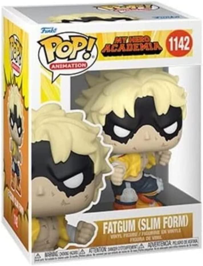 Pop Animation My Hero Academia 3.75 Inch Action Figure - Fatgum (Slim Form) #1142 (Sub-Standard Packaging)