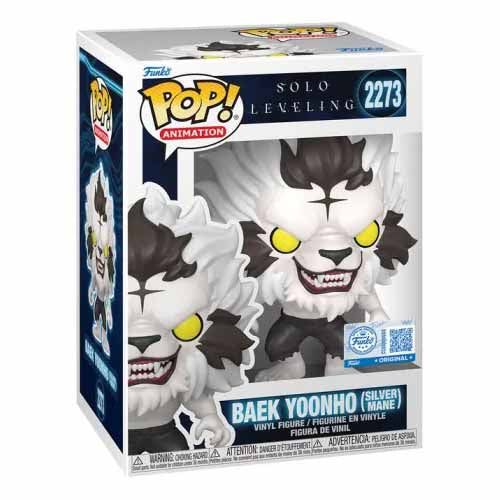 Pop Animation Solo Leveling 3.75 Inch Action Figure - Baek Yoonho (Silver Mane) #2273