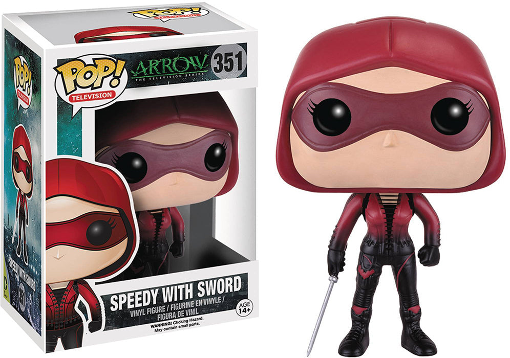 Pop DC Heroes Arrow CW 3.75 Inch Action Figure - Speedy With Sword #351 (Sub-Standard Packaging)