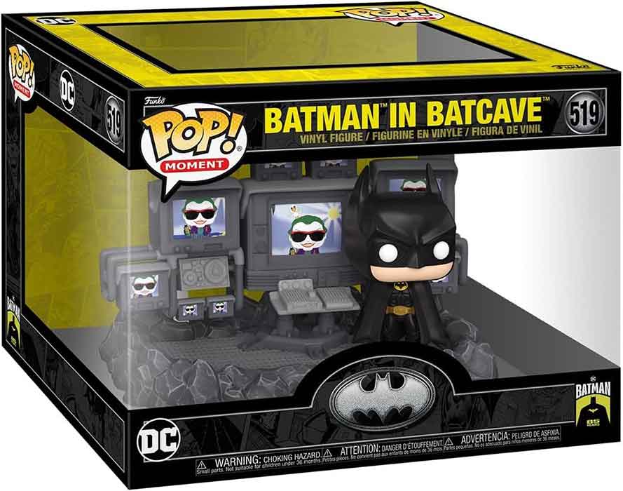 Pop DC Heroes Batman 3.75 Inch Action Figure - Batman in Batcave #519 (Sub-Standard Packaging)