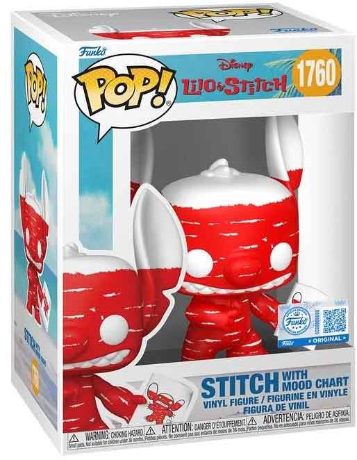 Pop Disney Lilo & Stitch 3.75 Inch Action Figure - Stitch With Mood Chart #1760