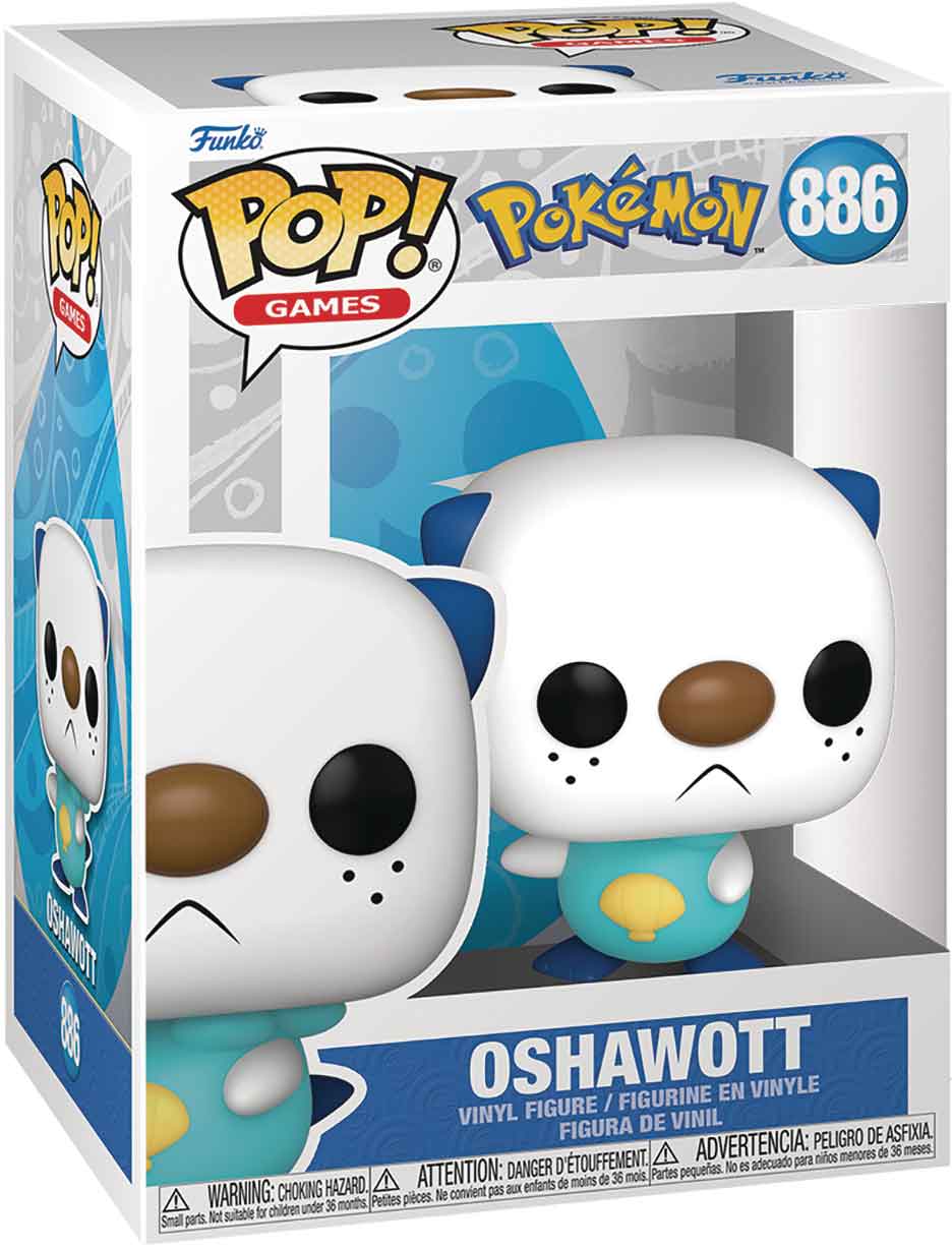 Pop Games Pokemon 3.75 Inch Action Figure   - Oshawott #886