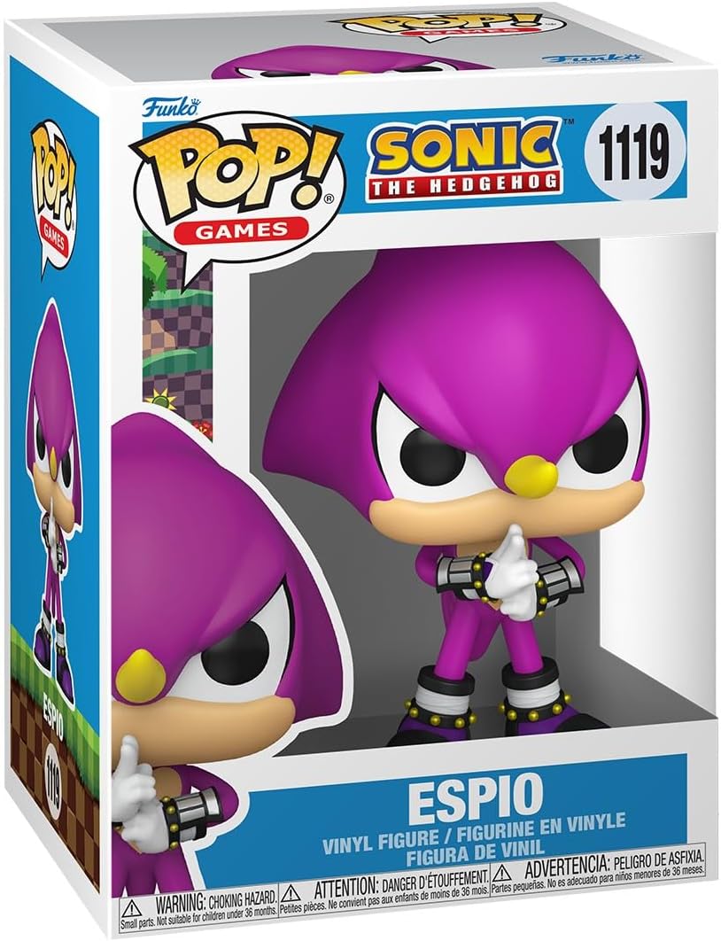 Pop Games Sonic The Hedgehog 3.75 Inch Action Figure - Espio #1119