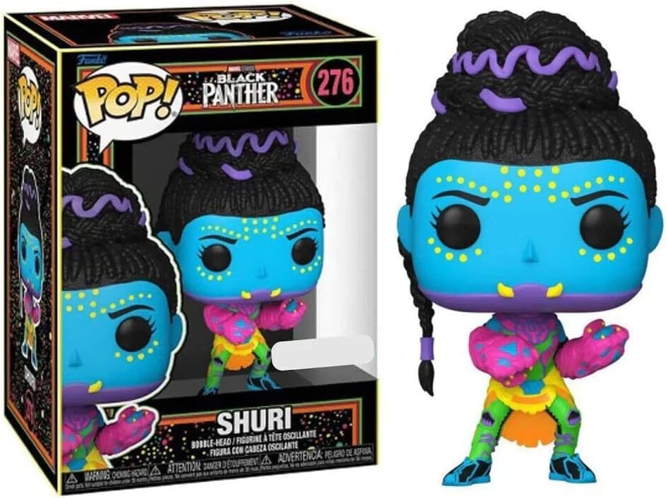 Pop Marvel BlackPanther 3.75 Inch Action Figure Exclusive - Shuri Blacklight #276