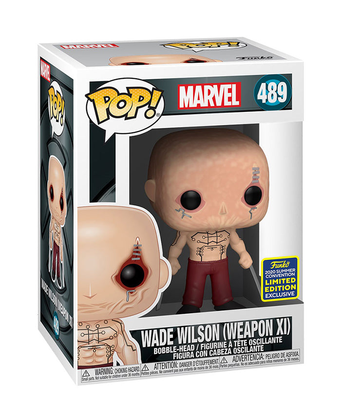Pop Marvel Deadpool 3.75 Inch Action Figure Exclusive - Wade Wilson (Weapon XI) #489 (Sub-Standard Packaging)