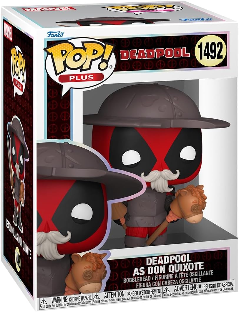 Pop Marvel Deadpool 3.75 Inch Action Figure Plus - Deadpool as Don Quixote #1492