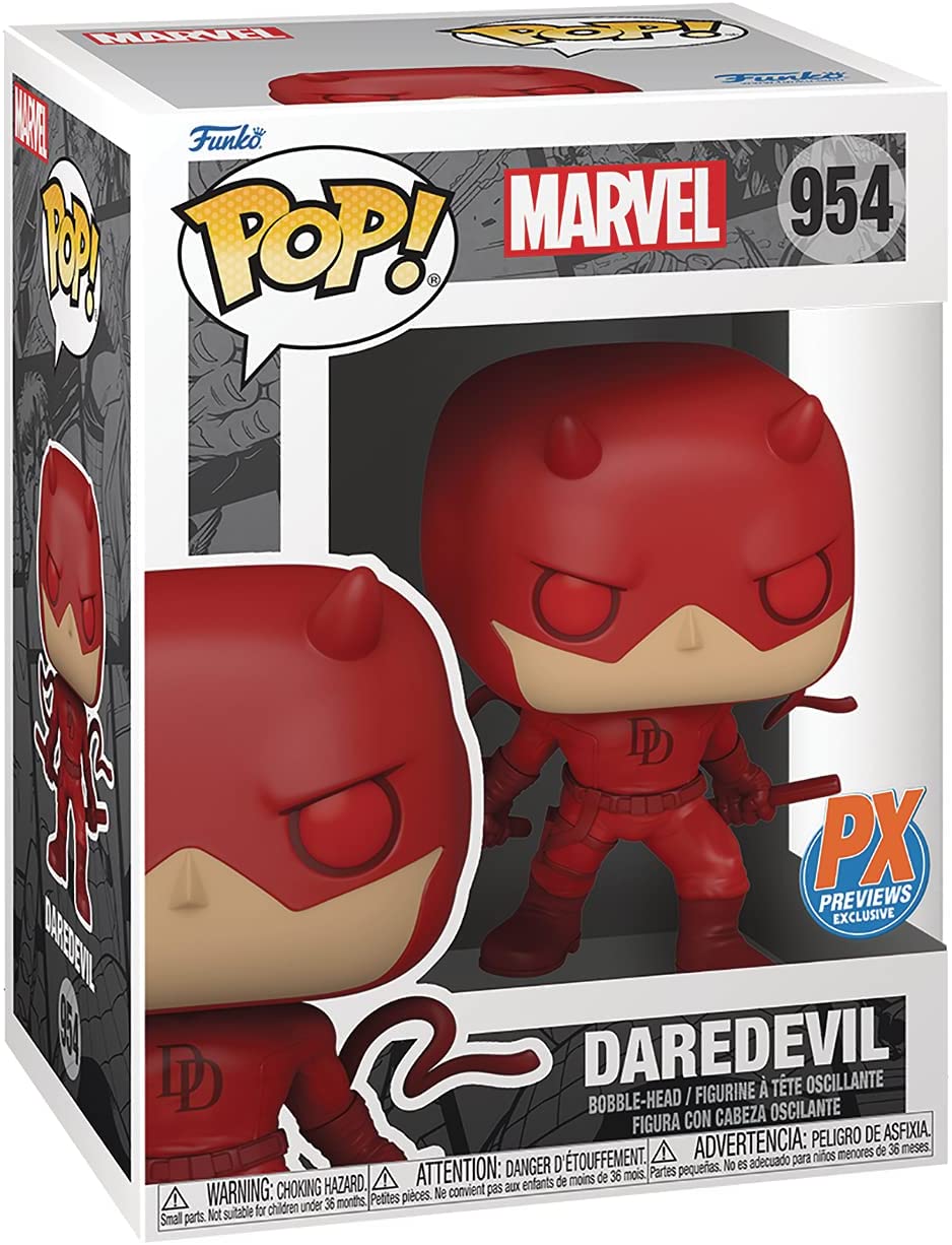 Pop Marvel 3.75 Inch Action Figure Exclusive - Daredevil #954 (Sub-Standard Packaging)