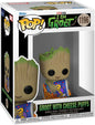 Pop Marvel I Am Groot 3.75 Inch Action Figure - Groot with Cheese Puffs #1196