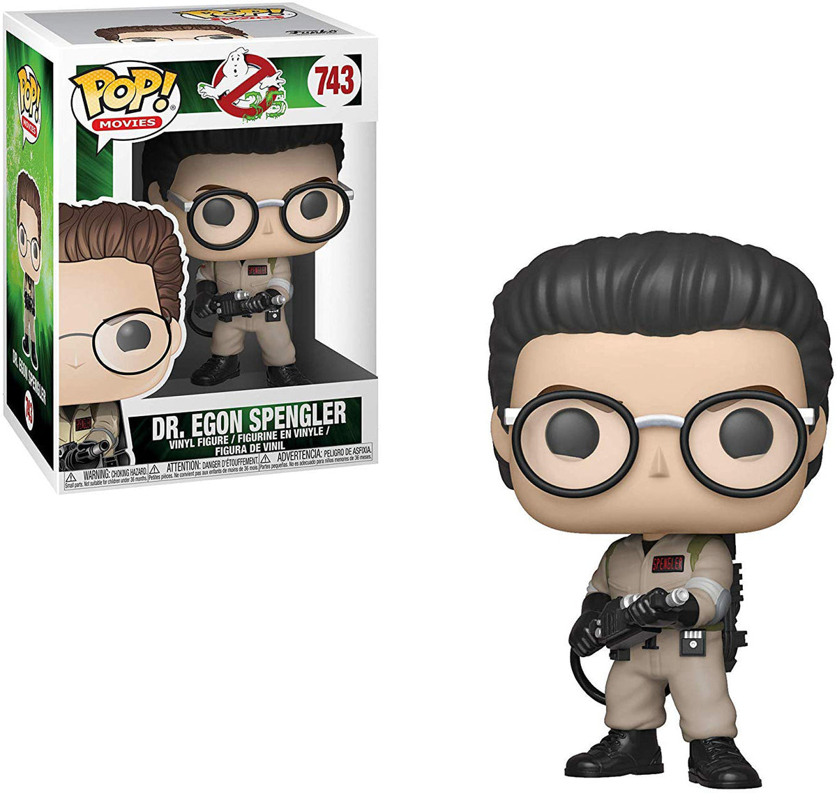 Pop Movies 3.75 Inch Action Figure Ghostbusters - Sr. Egon Spengler #743
