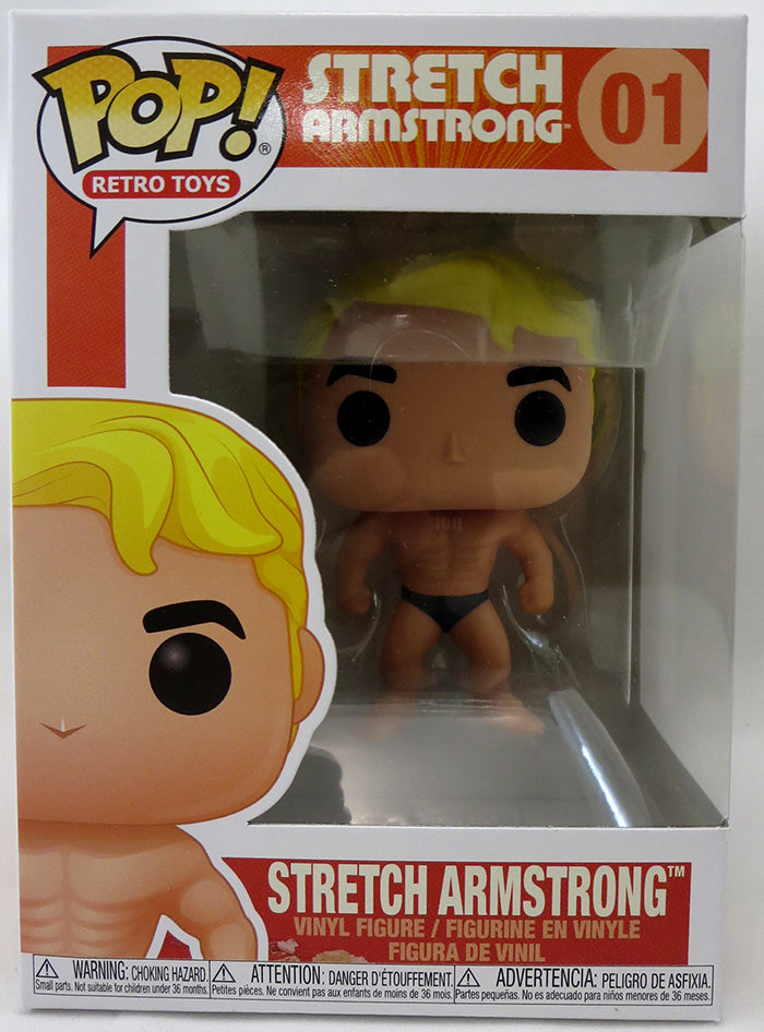 Pop Retro Toys Stretch Armstrong 3.75 Inch Action Figure - Stretch Armstrong #01 (Sub-Standard Packaging)