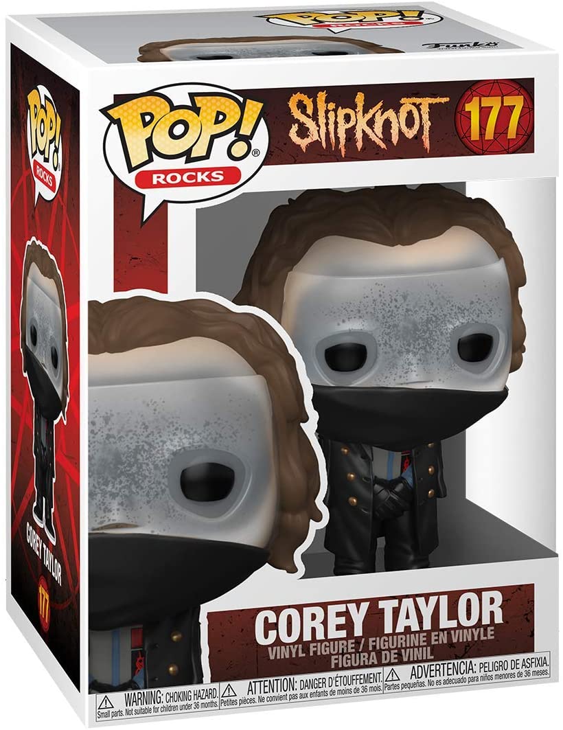 Pop Rocks Slipknot 3.75 Inch Action Figure - Corey Taylor #177 (Sub-Standard Packaging)