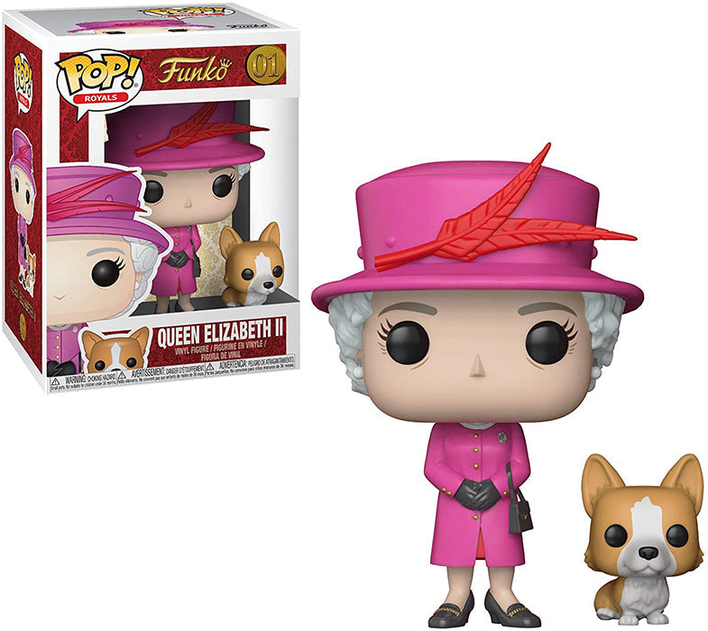Pop Royals 3.75 Inch Action Figure - Queen Elizabeth II #01 (Sub-Standard Packaging)