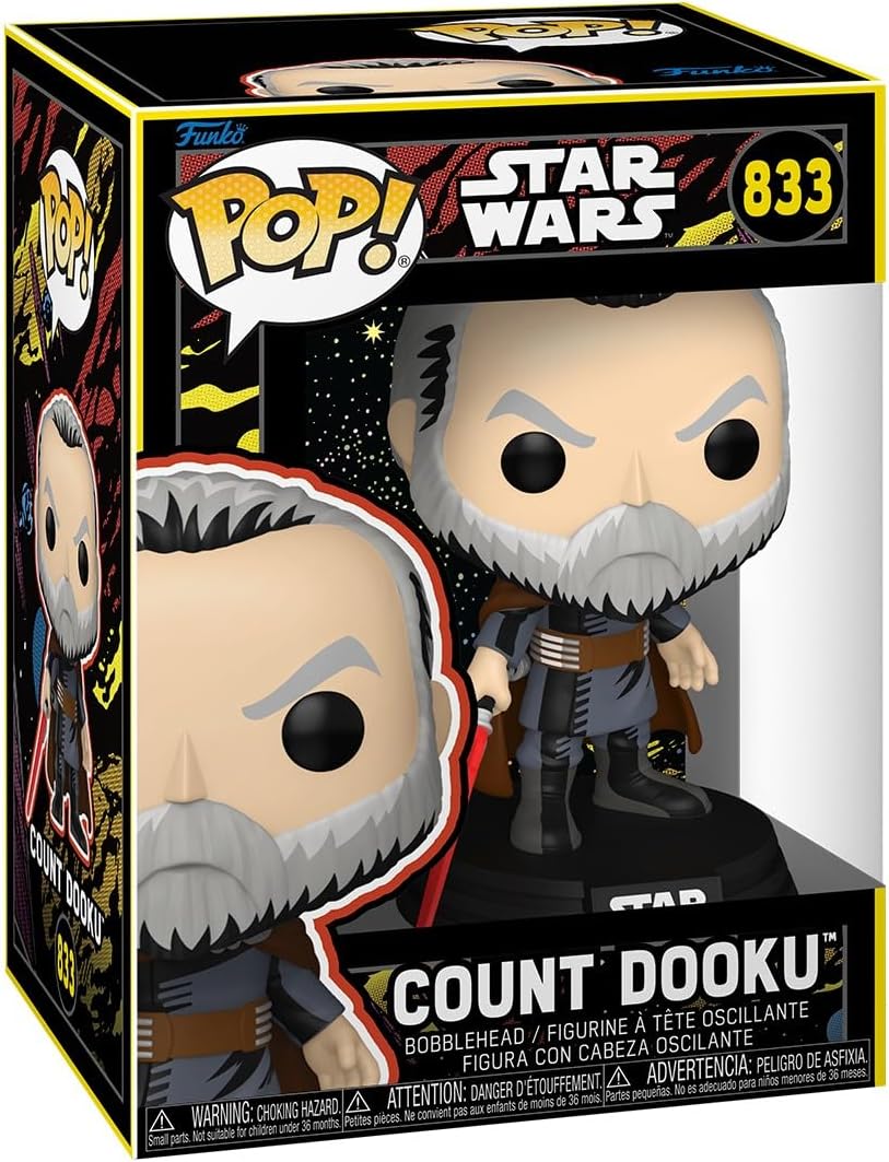 Pop Star Wars 3.75 Inch Action Figure - Count Dooku Retro #833