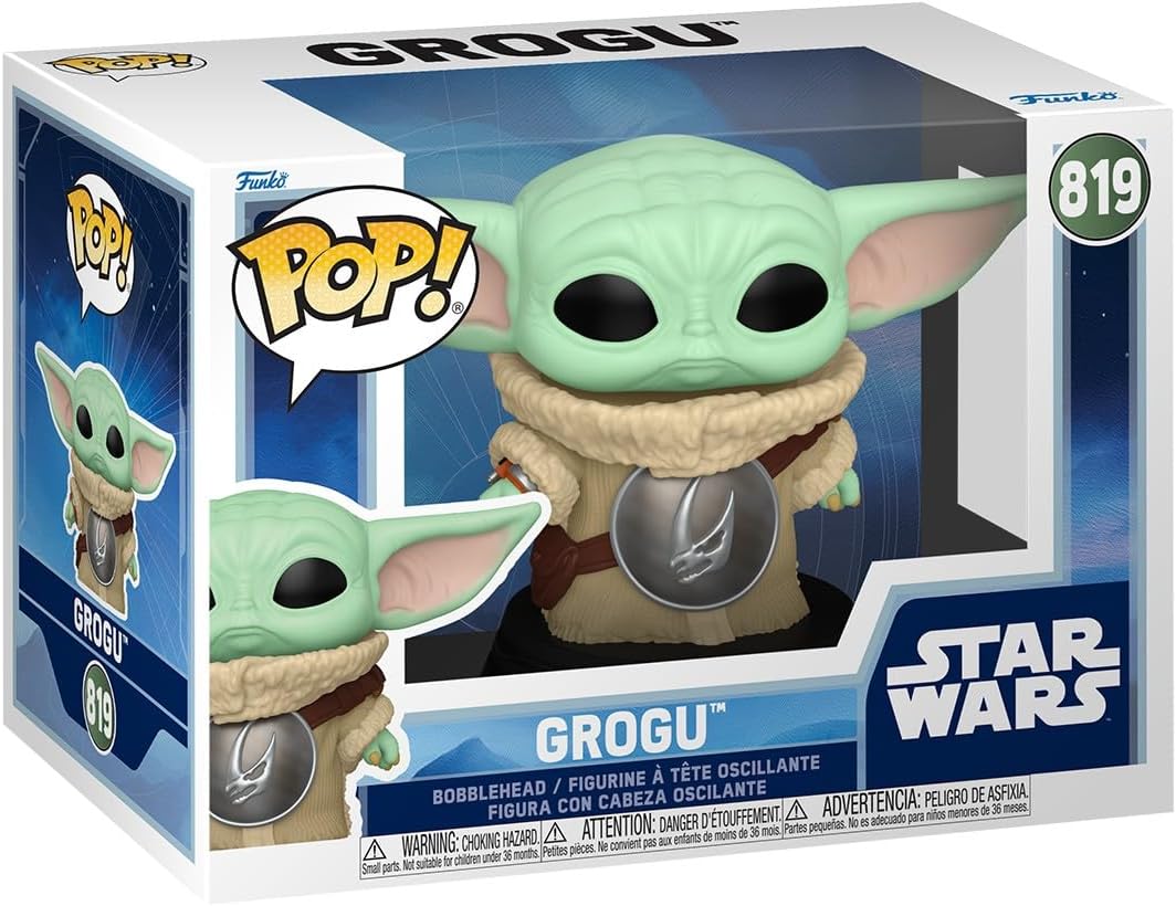 Pop Star Wars 3.75 Inch Action Figure - Grogu #819