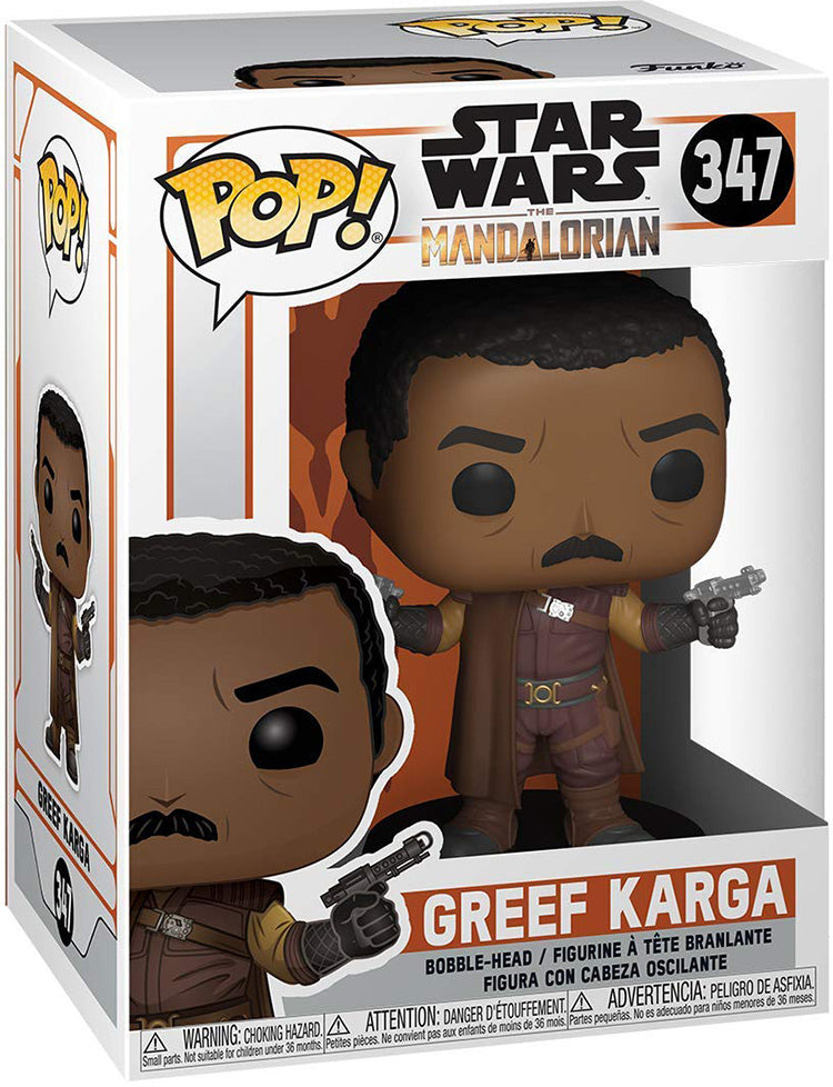 Pop Star Wars 3.75 Inch Action Figure The Mandalorian - Greef Karga #347