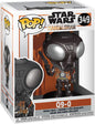 Pop Star Wars 3.75 Inch Action Figure The Mandalorian - Q9-0 #349