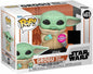 Pop Star Wars The Mandalorian 3.75 Inch Action Figure Exclusive - Grogu with Cookies #465 (Sub-Standard Packaging)