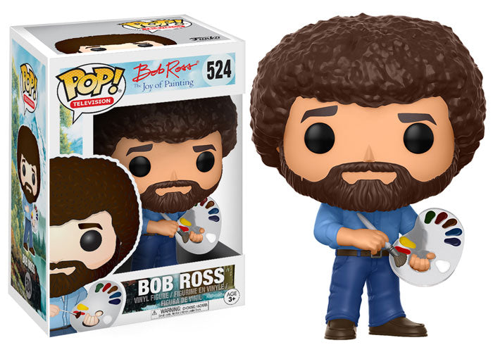 Pop Television 3.75 Inch Action Figure Bob Ross - Bob Ross #524 (Sub-Standard Packaging)