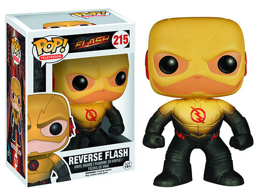 Pop Television 3.75 Inch Action Figure Flash - Reverse Flash #215 (Sub Standard Packaging)