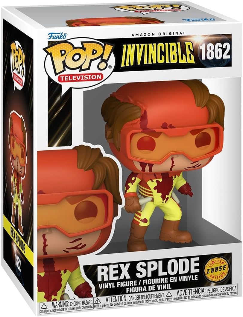 Pop Television Invincible 3.75 Inch Action Figure Exclusive - Rex Splode #1862 Chase